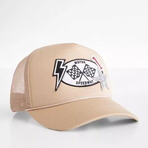 Motor Speedway Tan Trucker Hat